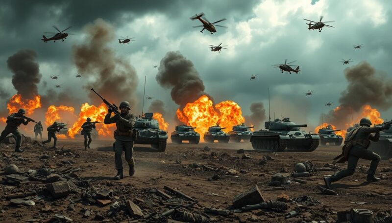 action-packed war movies